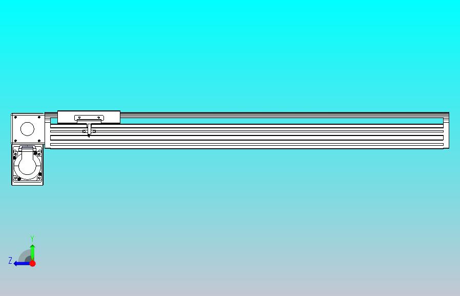 皮带直线轴半封闭可选导轨TPA-HNB-140D-120-L600-LP-Y-P40-N3