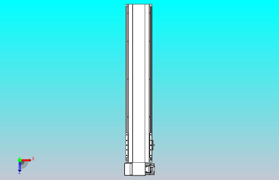 皮带直线轴半封闭可选导轨TPA-HNB-140D-120-L600-LP-Y-P40-N3
