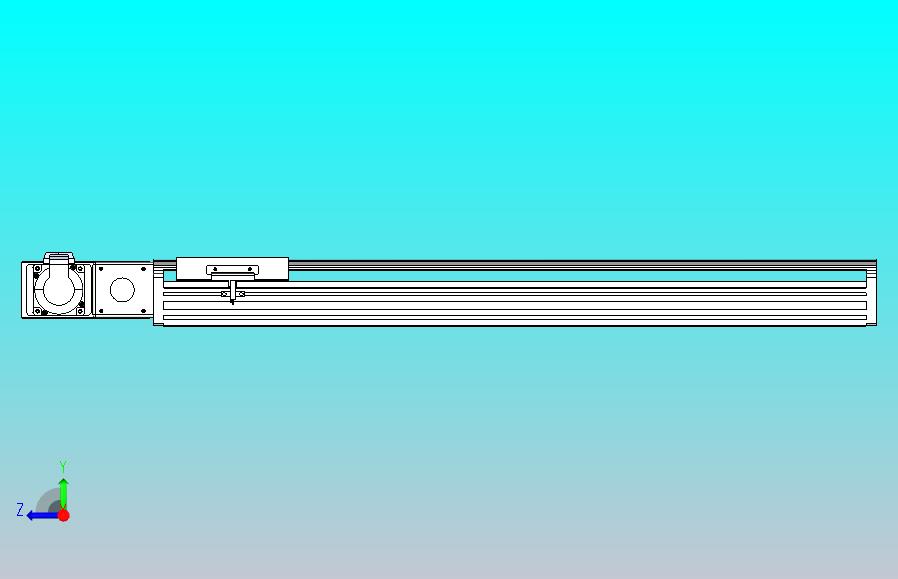 皮带直线轴半封闭可选导轨TPA-HNB-140D-120-L600-ML-Y-P40-N3