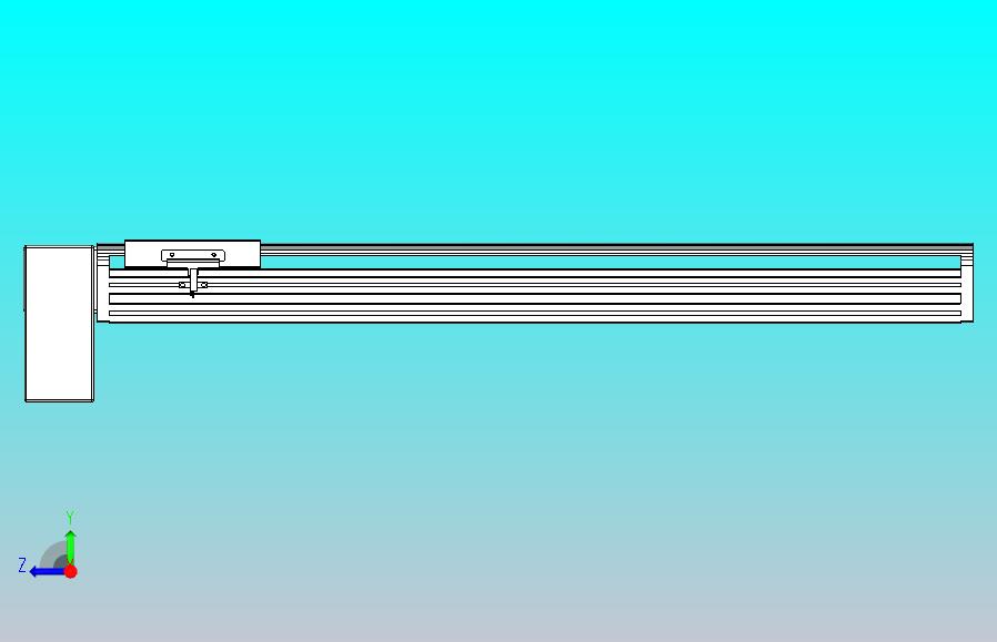 皮带直线轴半封闭可选导轨TPA-HNB-140D-120-L600-RP-Y-P40-N3