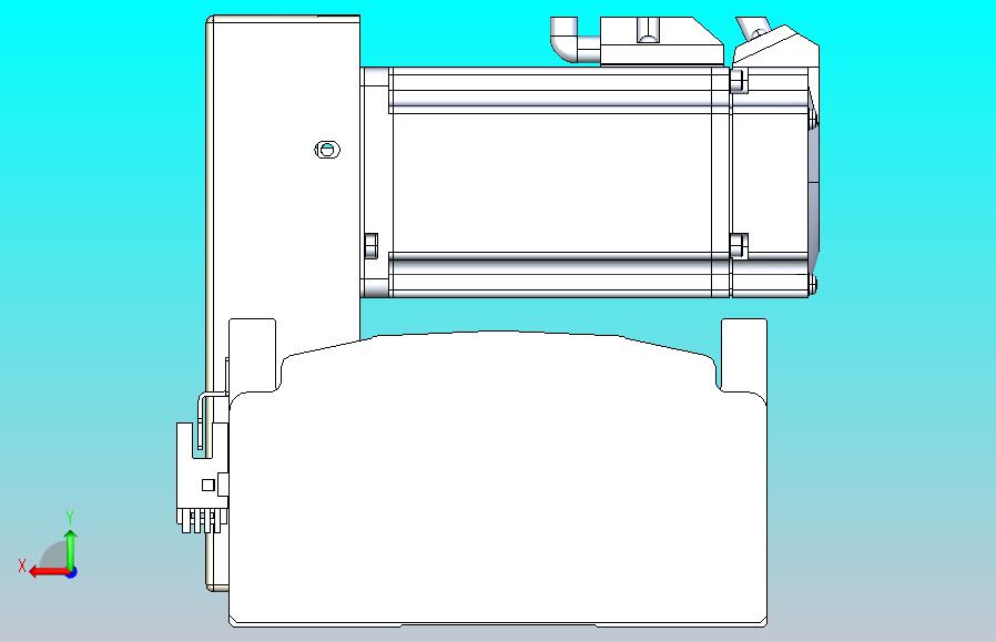 皮带直线轴半封闭可选导轨TPA-HNB-140D-120-L600-RU-Y-P40-N3