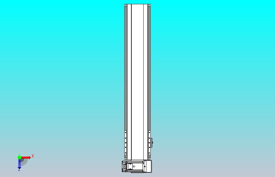 皮带直线轴半封闭可选导轨TPA-HNB-140D-120-L600-RU-Y-P40-N3