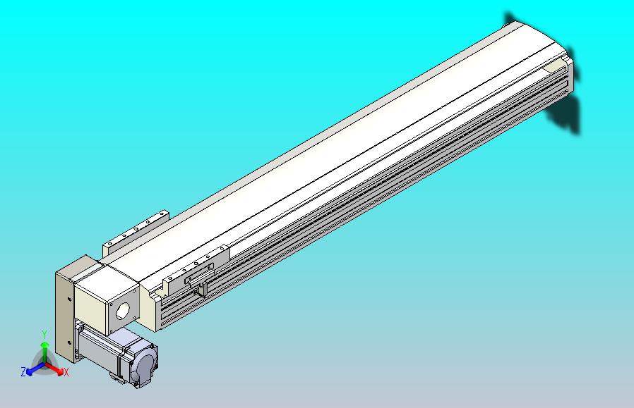 皮带直线轴半封闭可选导轨TPA-HNB-140D-120-L650-LP-C-P40-N3