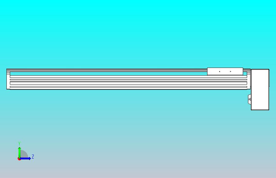 皮带直线轴半封闭可选导轨TPA-HNB-140D-120-L650-LP-Y-P40-N3