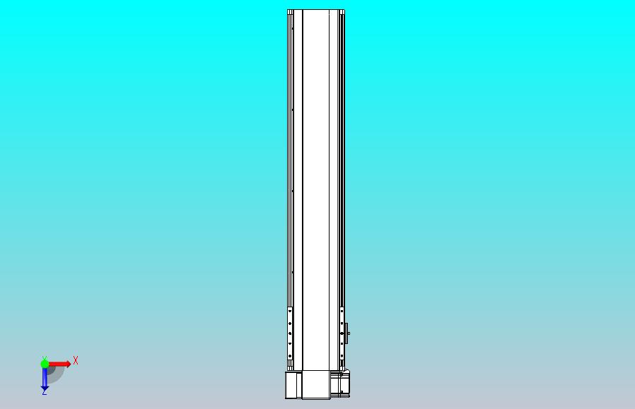 皮带直线轴半封闭可选导轨TPA-HNB-140D-120-L650-LP-Y-P40-N3