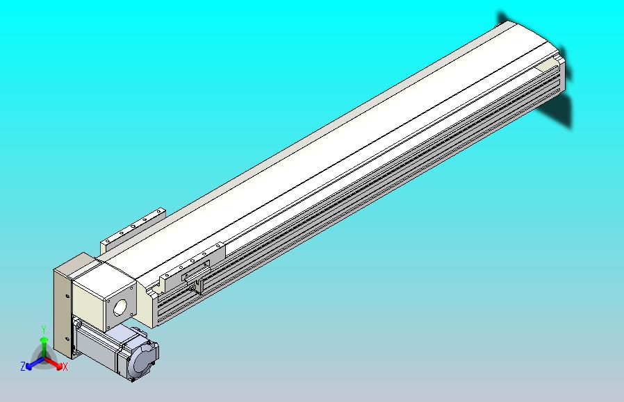 皮带直线轴半封闭可选导轨TPA-HNB-140D-120-L650-LP-Y-P40-N3