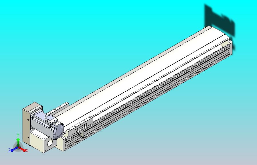 皮带直线轴半封闭可选导轨TPA-HNB-140D-120-L650-LU-C-P40-N3