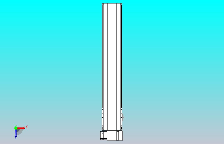 皮带直线轴半封闭可选导轨TPA-HNB-140D-120-L650-RP-Y-P40-N3