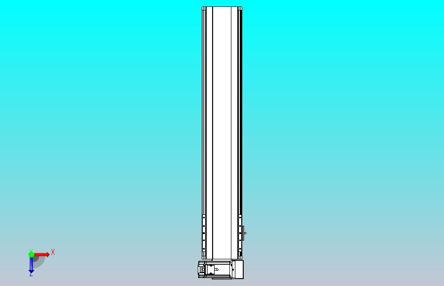 皮带直线轴半封闭可选导轨TPA-HNB-140D-120-L650-RU-Y-P40-N3