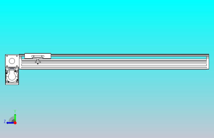 皮带直线轴半封闭可选导轨TPA-HNB-140D-120-L700-LP-Y-P40-N3