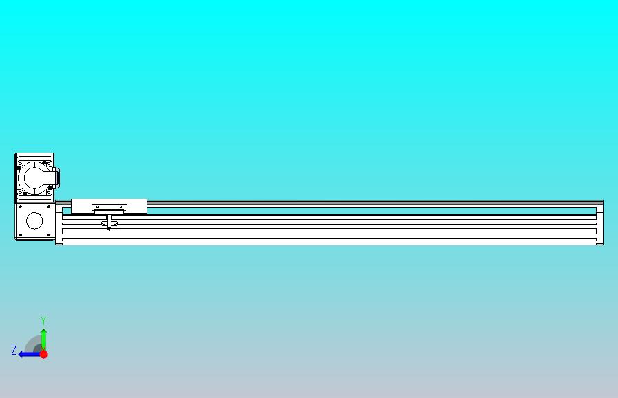 皮带直线轴半封闭可选导轨TPA-HNB-140D-120-L700-LU-Y-P40-N3