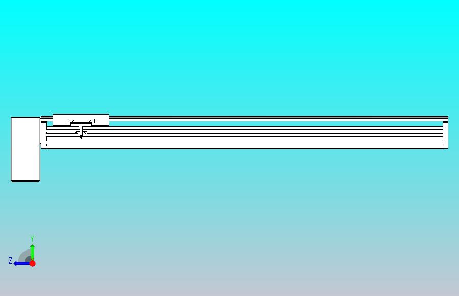 皮带直线轴半封闭可选导轨TPA-HNB-140D-120-L700-RP-Y-P40-N3