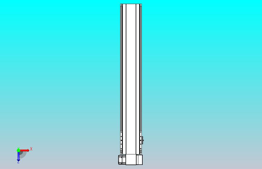 皮带直线轴半封闭可选导轨TPA-HNB-140D-120-L750-RP-Y-P40-N3