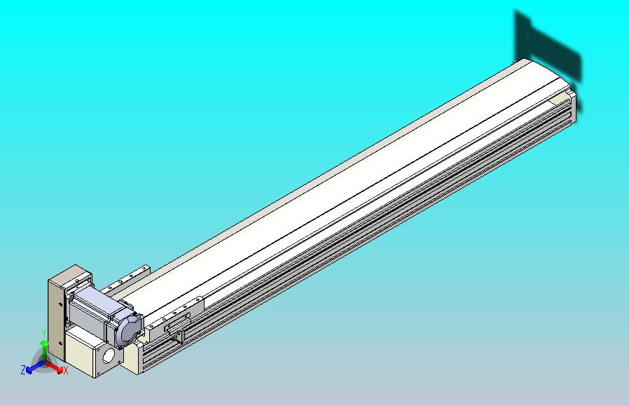 皮带直线轴半封闭可选导轨TPA-HNB-140D-120-L800-LU-C-P40-N3