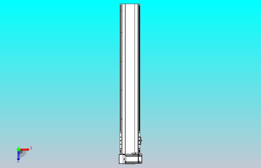 皮带直线轴半封闭可选导轨TPA-HNB-140D-120-L800-LU-Y-P40-N3
