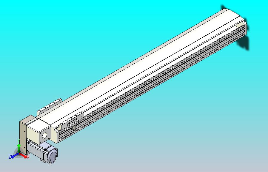 皮带直线轴半封闭可选导轨TPA-HNB-140D-120-L850-LP-C-P40-N3