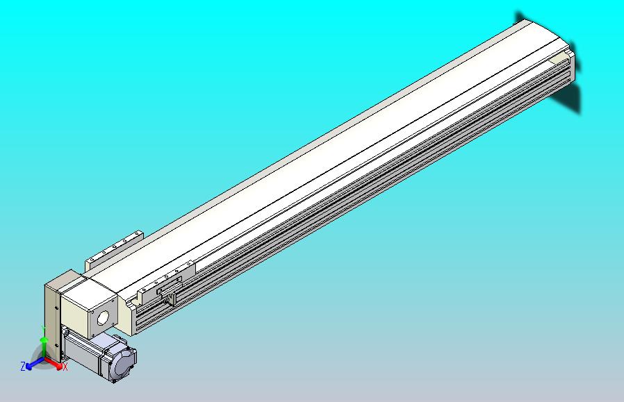 皮带直线轴半封闭可选导轨TPA-HNB-140D-120-L850-LP-Y-P40-N3