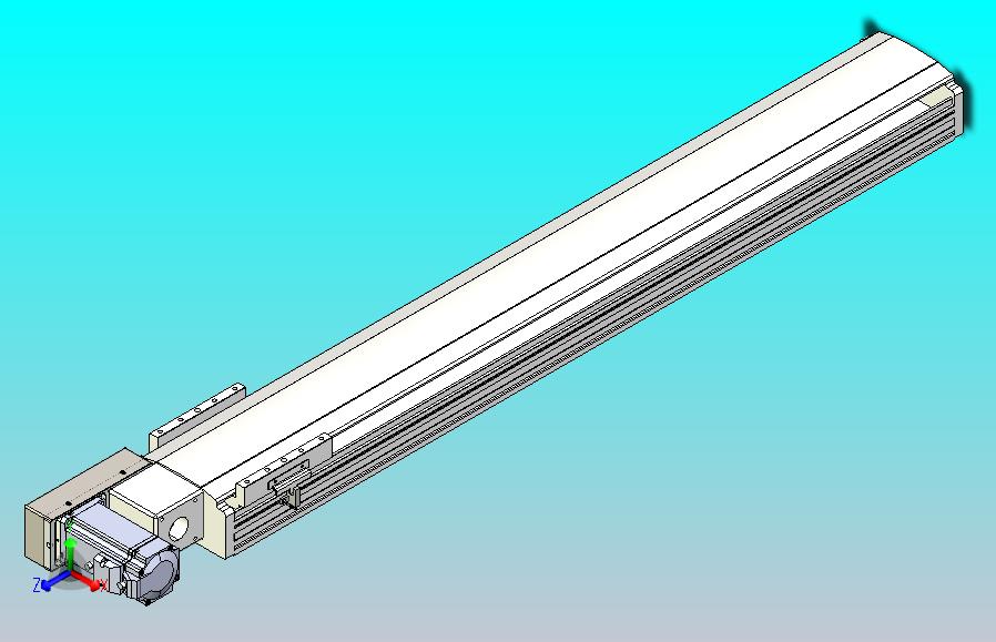 皮带直线轴半封闭可选导轨TPA-HNB-140D-120-L850-ML-C-P40-N3