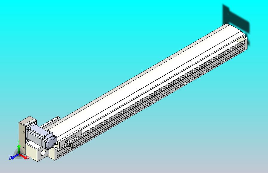 皮带直线轴半封闭可选导轨TPA-HNB-140D-120-L900-LU-C-P40-N3