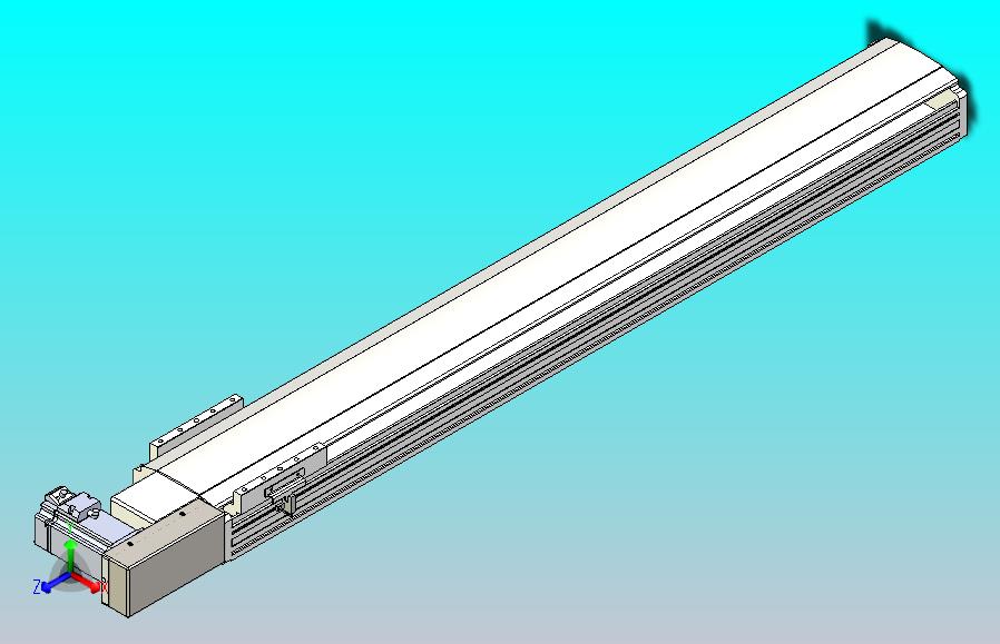 皮带直线轴半封闭可选导轨TPA-HNB-140D-120-L900-MR-Y-P40-N3
