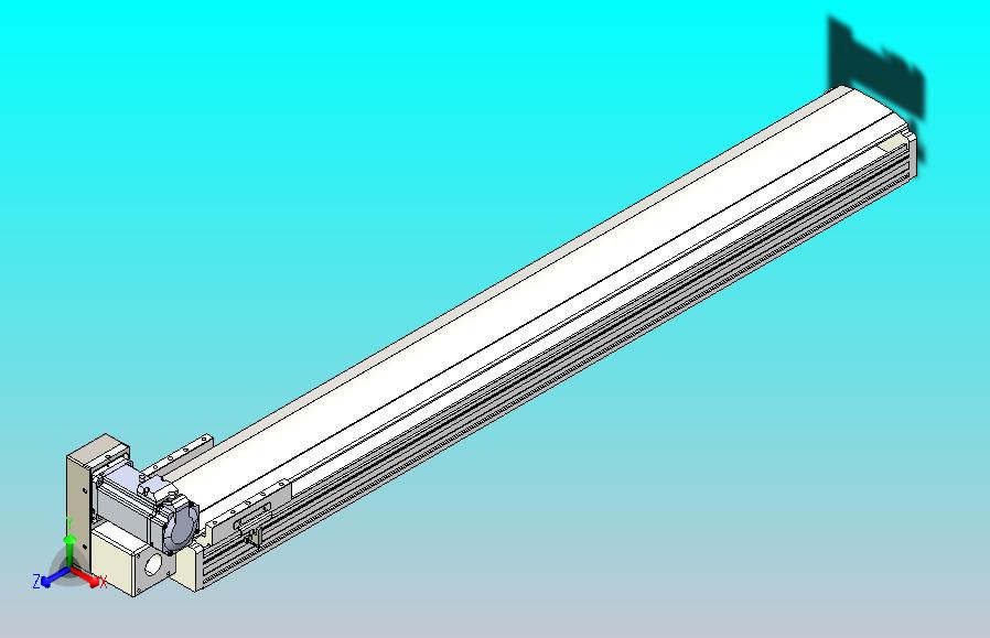皮带直线轴半封闭可选导轨TPA-HNB-140D-120-L950-LU-C-P40-N3