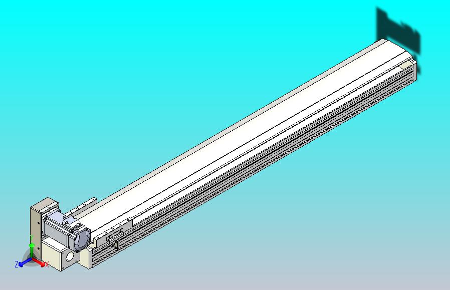 皮带直线轴半封闭可选导轨TPA-HNB-140D-120-L950-LU-C-P40-N3