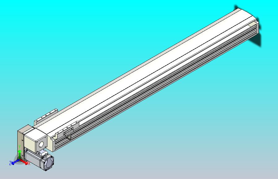 皮带直线轴半封闭可选导轨TPA-HNB-140D-120-L1000-LP-Y-P40-N3