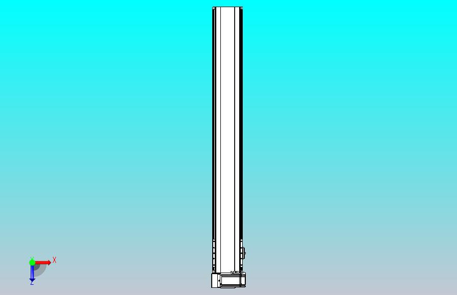 皮带直线轴半封闭可选导轨TPA-HNB-140D-120-L1000-LU-Y-P40-N3