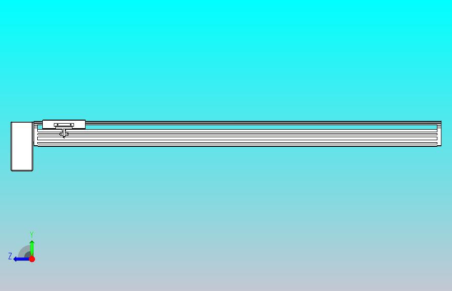 皮带直线轴半封闭可选导轨TPA-HNB-140D-120-L1000-RP-C-P40-N3