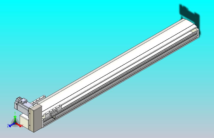 皮带直线轴半封闭可选导轨TPA-HNB-140D-120-L1000-RU-Y-P40-N3