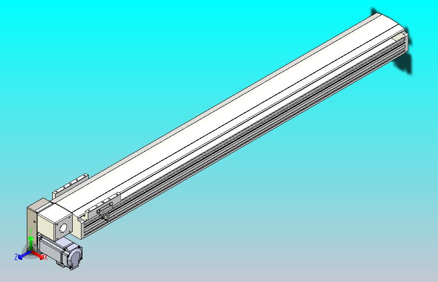 皮带直线轴半封闭可选导轨TPA-HNB-140D-120-L1050-LP-C-P40-N3