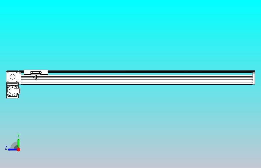 皮带直线轴半封闭可选导轨TPA-HNB-140D-120-L1050-LP-Y-P40-N3