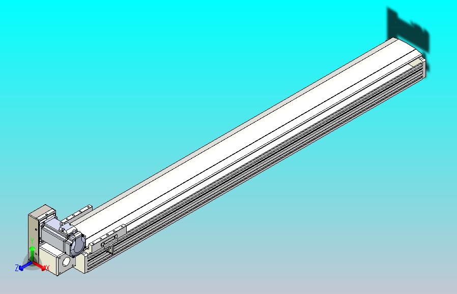 皮带直线轴半封闭可选导轨TPA-HNB-140D-120-L1050-LU-C-P40-N3