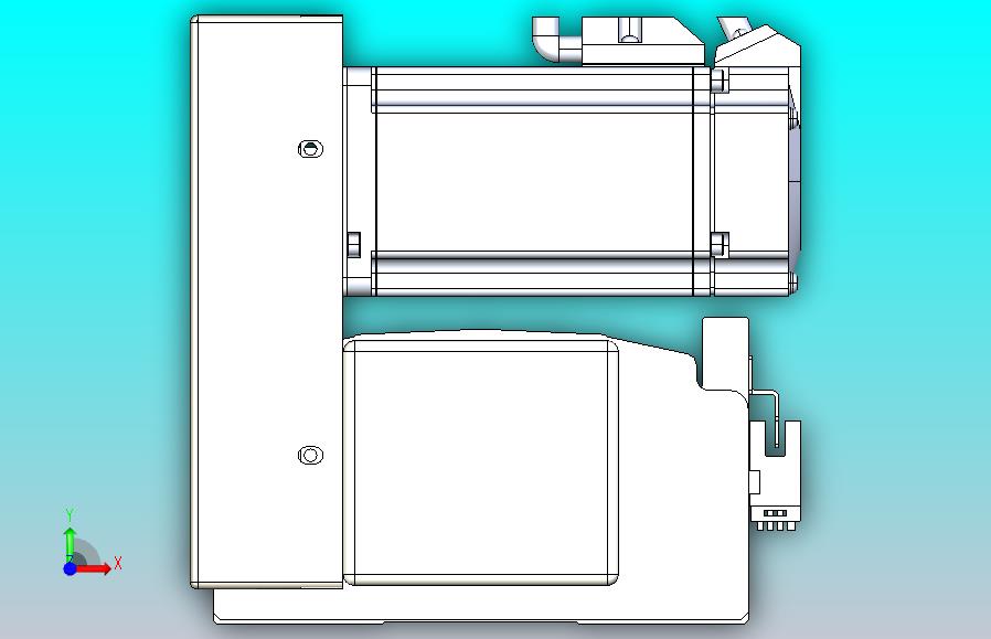 皮带直线轴半封闭可选导轨TPA-HNB-140D-120-L1050-LU-Y-P40-N3
