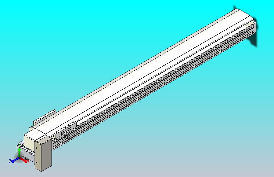 皮带直线轴半封闭可选导轨TPA-HNB-140D-120-L1050-RP-Y-P40-N3