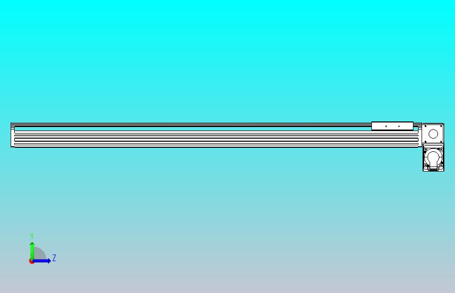 皮带直线轴半封闭可选导轨TPA-HNB-140D-120-L1050-RP-Y-P40-N3
