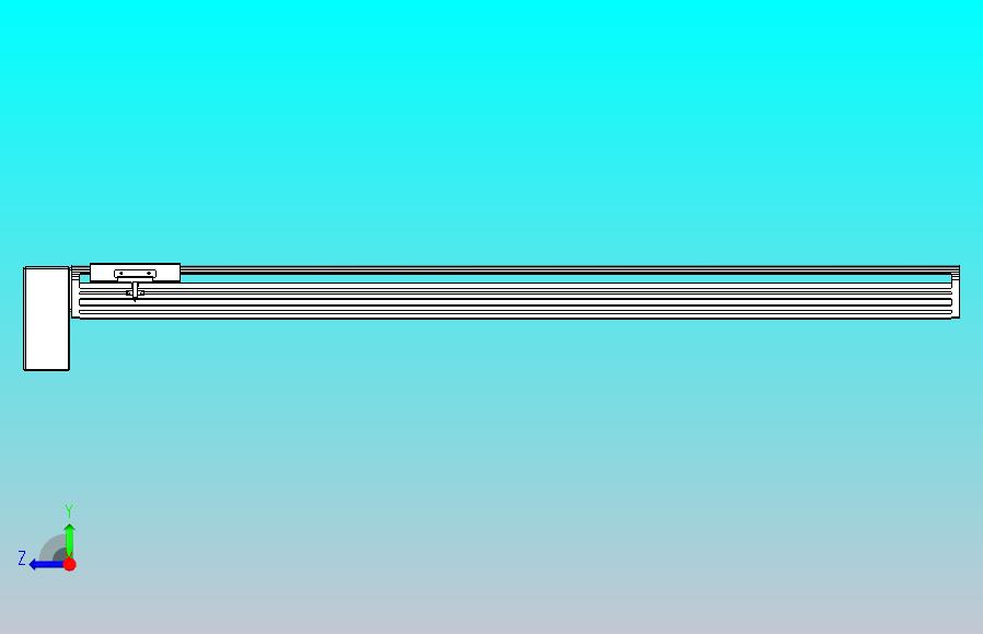 皮带直线轴半封闭可选导轨TPA-HNB-140D-120-L1050-RP-Y-P40-N3