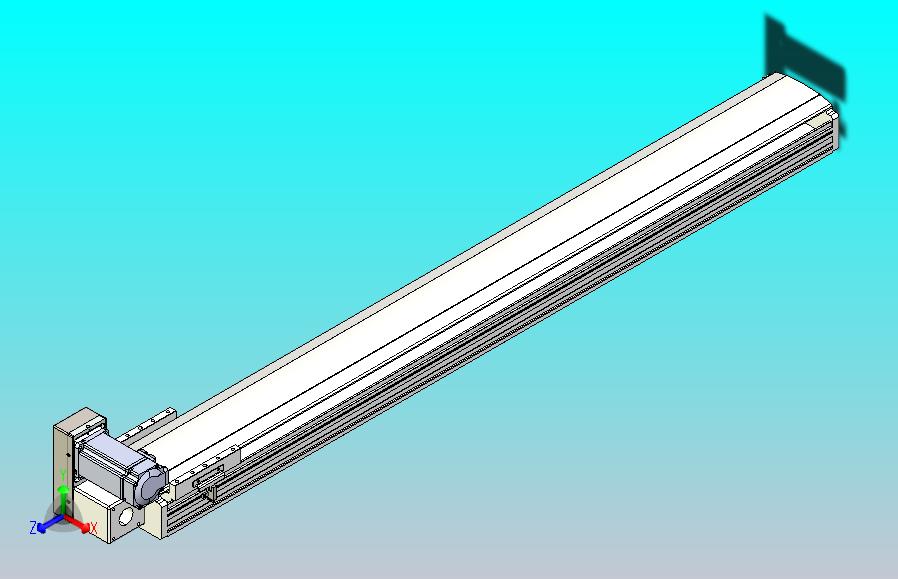 皮带直线轴半封闭可选导轨TPA-HNB-140D-120-L1100-LU-C-P40-N3