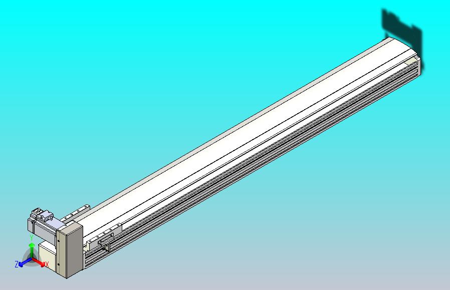皮带直线轴半封闭可选导轨TPA-HNB-140D-120-L1100-RU-Y-P40-N3