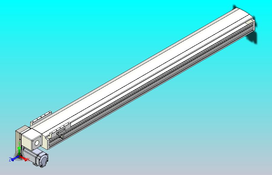 皮带直线轴半封闭可选导轨TPA-HNB-140D-120-L1150-LP-C-P40-N3