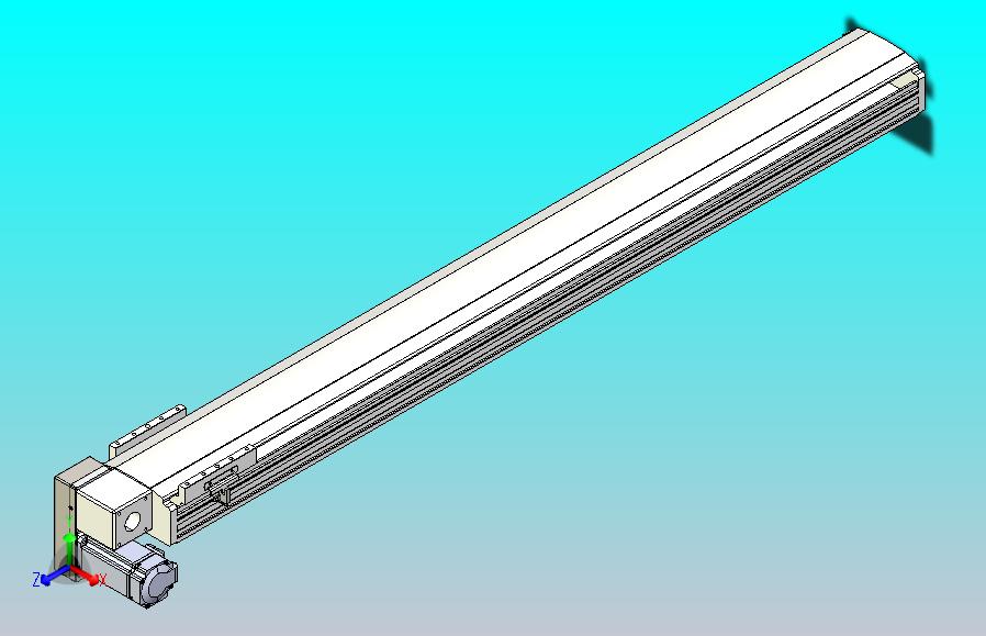 皮带直线轴半封闭可选导轨TPA-HNB-140D-120-L1150-LP-Y-P40-N3