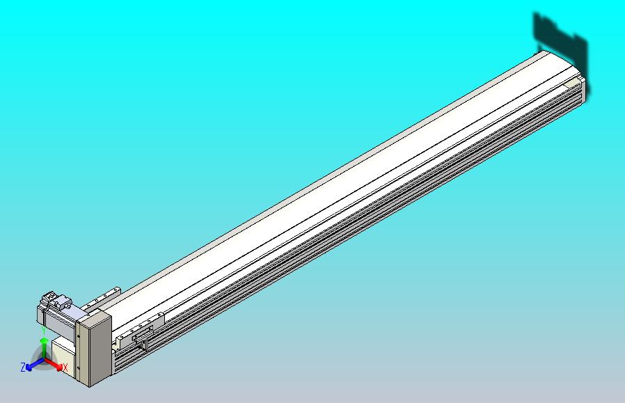 皮带直线轴半封闭可选导轨TPA-HNB-140D-120-L1150-RU-Y-P40-N3