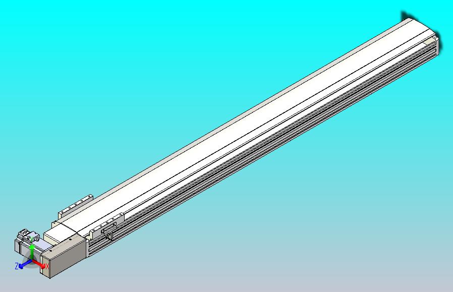 皮带直线轴半封闭可选导轨TPA-HNB-140D-120-L1200-MR-C-P40-N3