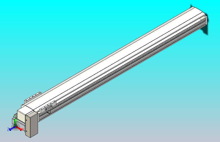 皮带直线轴半封闭可选导轨TPA-HNB-140D-120-L1200-RP-Y-P40-N3