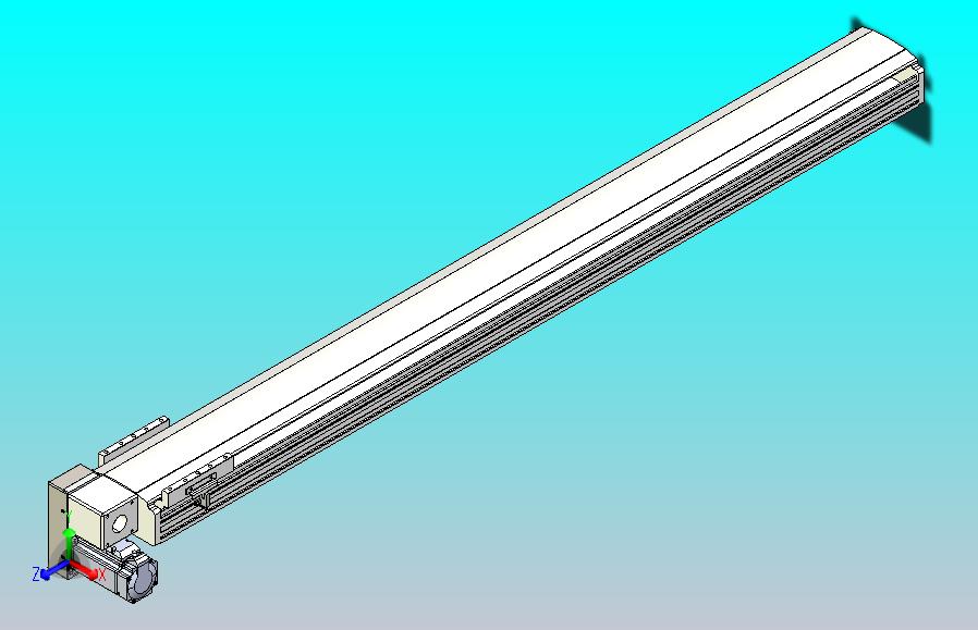 皮带直线轴半封闭可选导轨TPA-HNB-140D-120-L1300-LP-Y-P40-N3