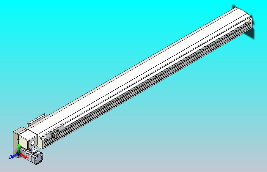 皮带直线轴半封闭可选导轨TPA-HNB-140D-120-L1300-LP-Y-P40-N3
