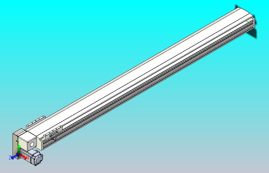 皮带直线轴半封闭可选导轨TPA-HNB-140D-120-L1350-LP-Y-P40-N3