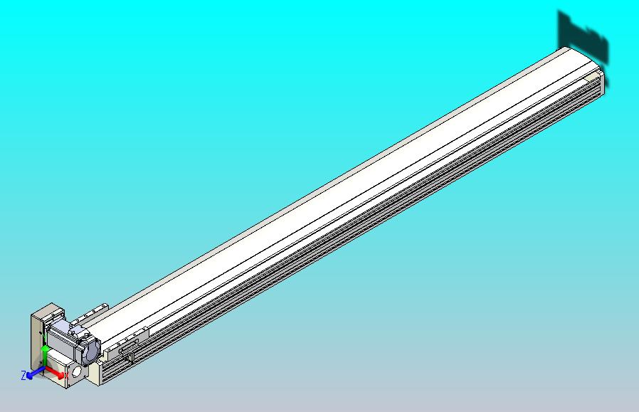 皮带直线轴半封闭可选导轨TPA-HNB-140D-120-L1350-LU-C-P40-N3