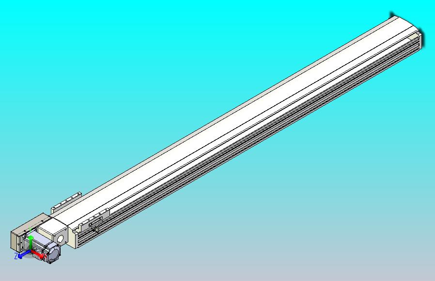 皮带直线轴半封闭可选导轨TPA-HNB-140D-120-L1350-ML-Y-P40-N3