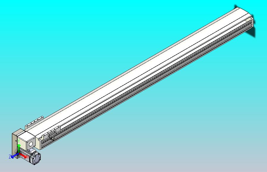 皮带直线轴半封闭可选导轨TPA-HNB-140D-120-L1400-LP-C-P40-N3